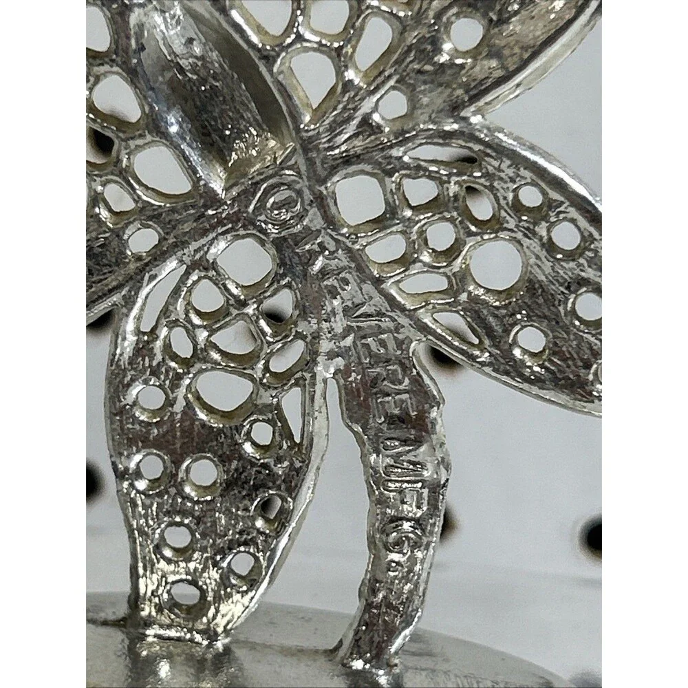 Vnt. Revere MF G. Butterfly Earring Holder Gold tone USA - Metal 5